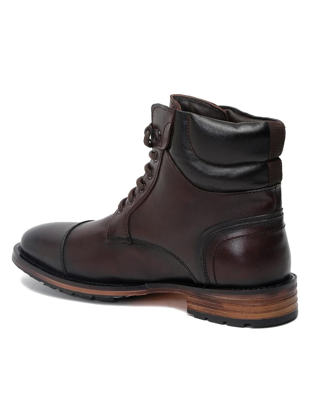 Teakwood Leather Men Lace-up Regular Boot