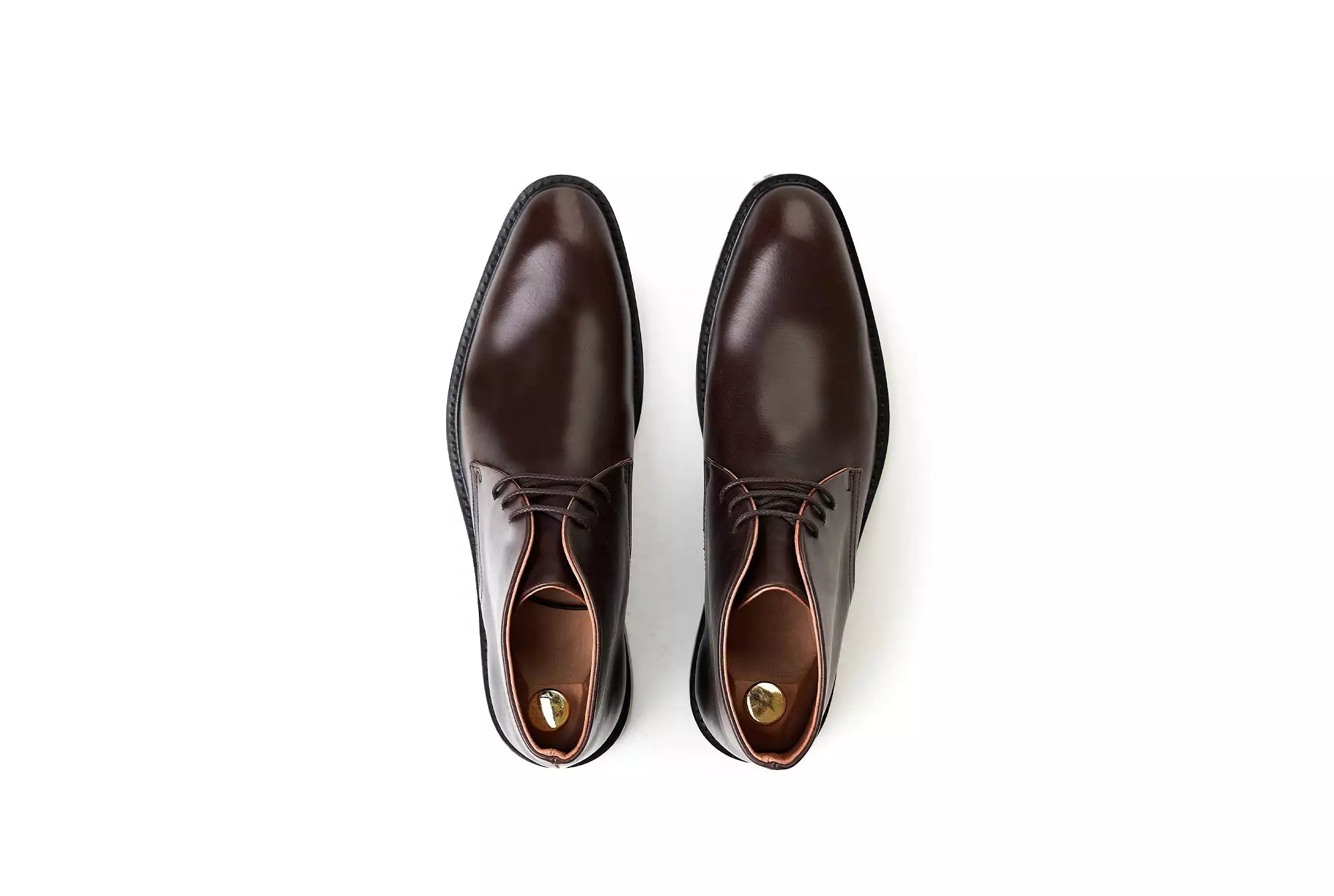 The Armas Chukka Boot - Mahogany Brown