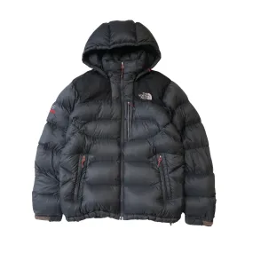 The North Face 800 Summit Series Black/Grey Down Puffer Jacket Large