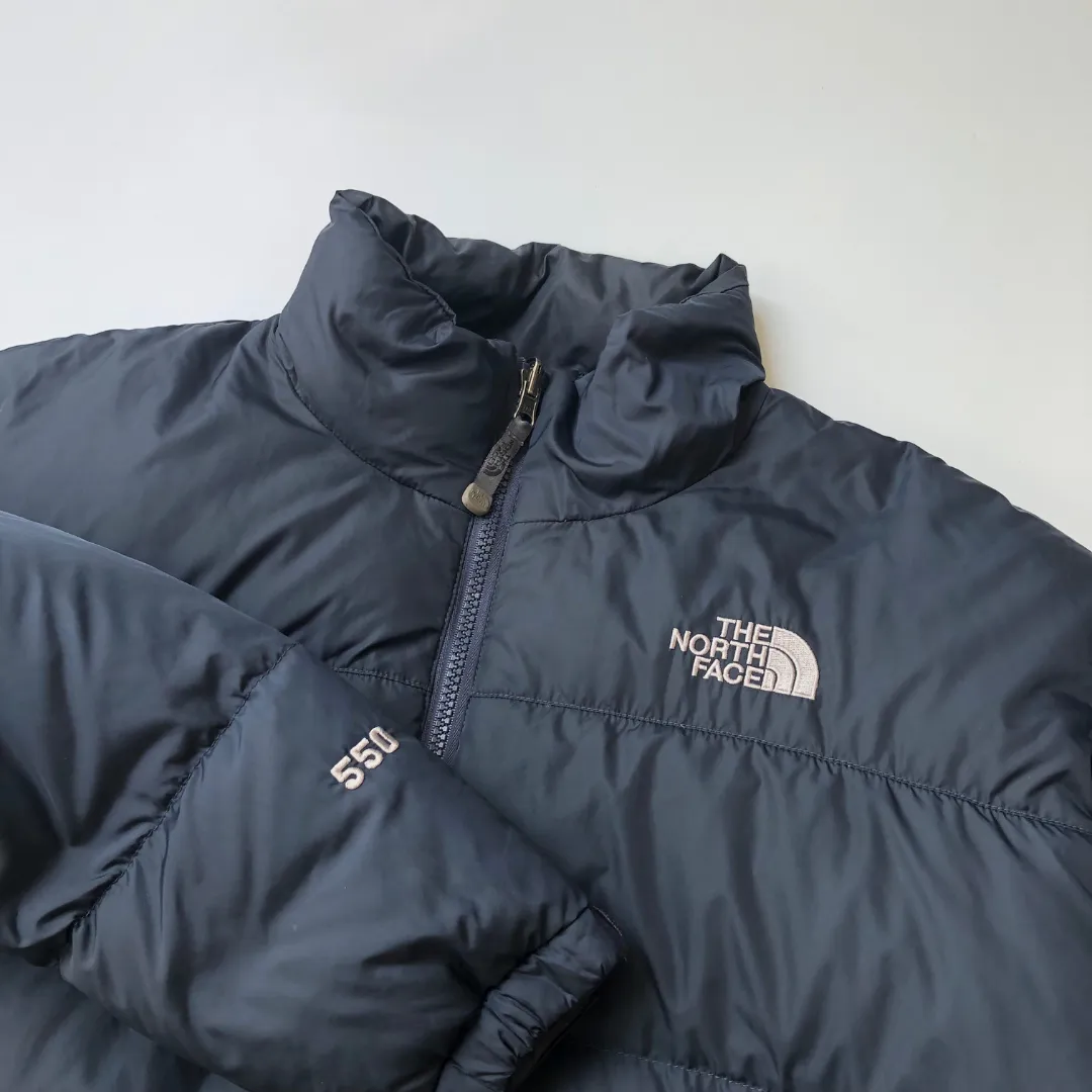 The North Face Nuptse 550 Black Down Puffer Jacket Medium/Large