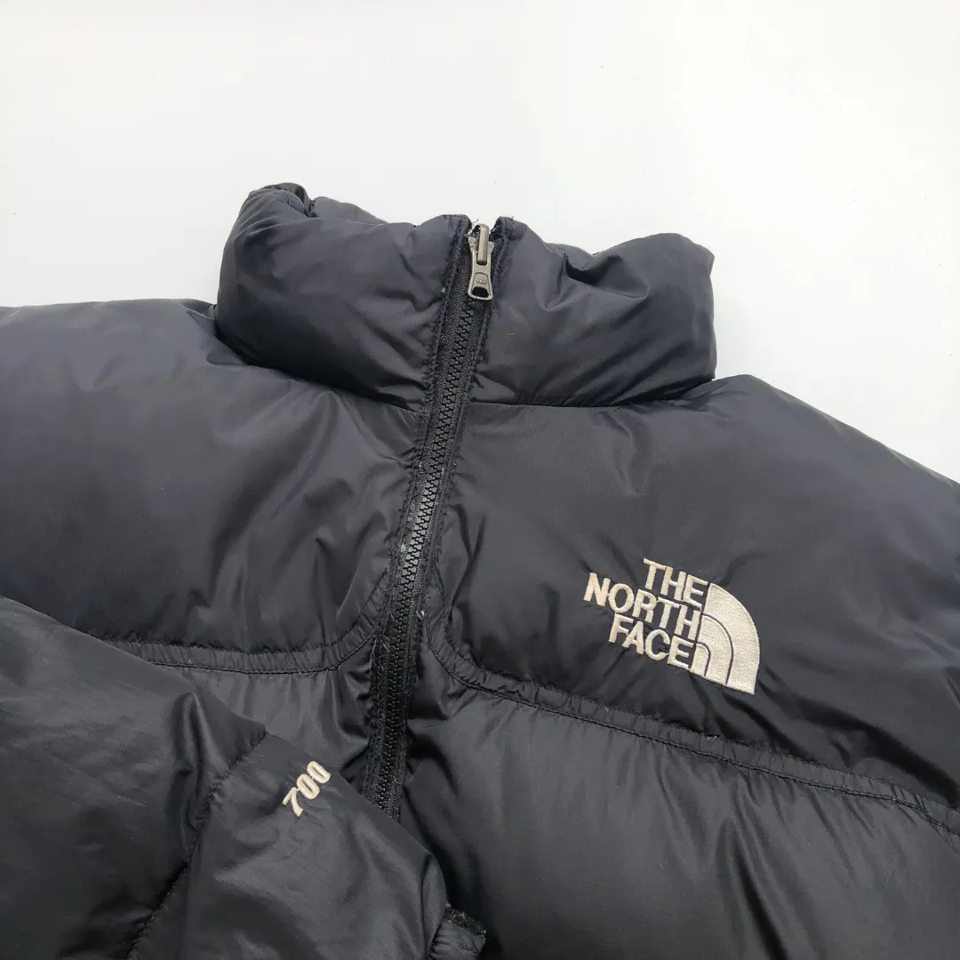 The North Face Nuptse 700 Black Down Puffer Jacket Medium