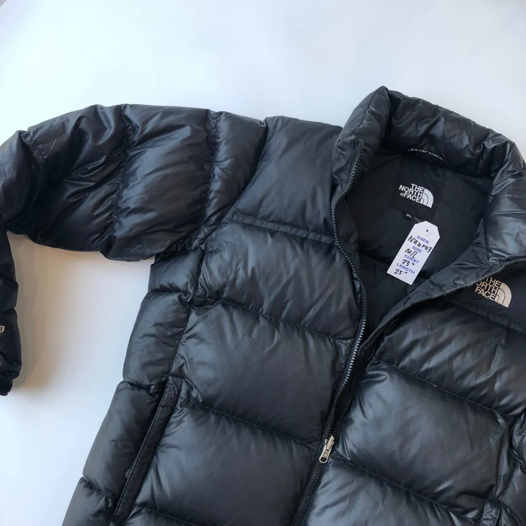 The North Face Nuptse 700 Black Down Puffer Jacket Medium/Large