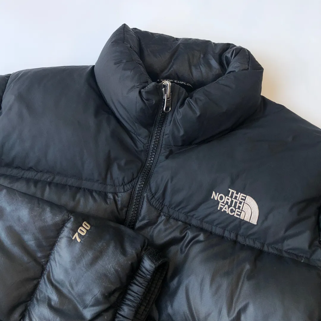 The North Face Nuptse 700 Black Down Puffer Jacket Medium/Large