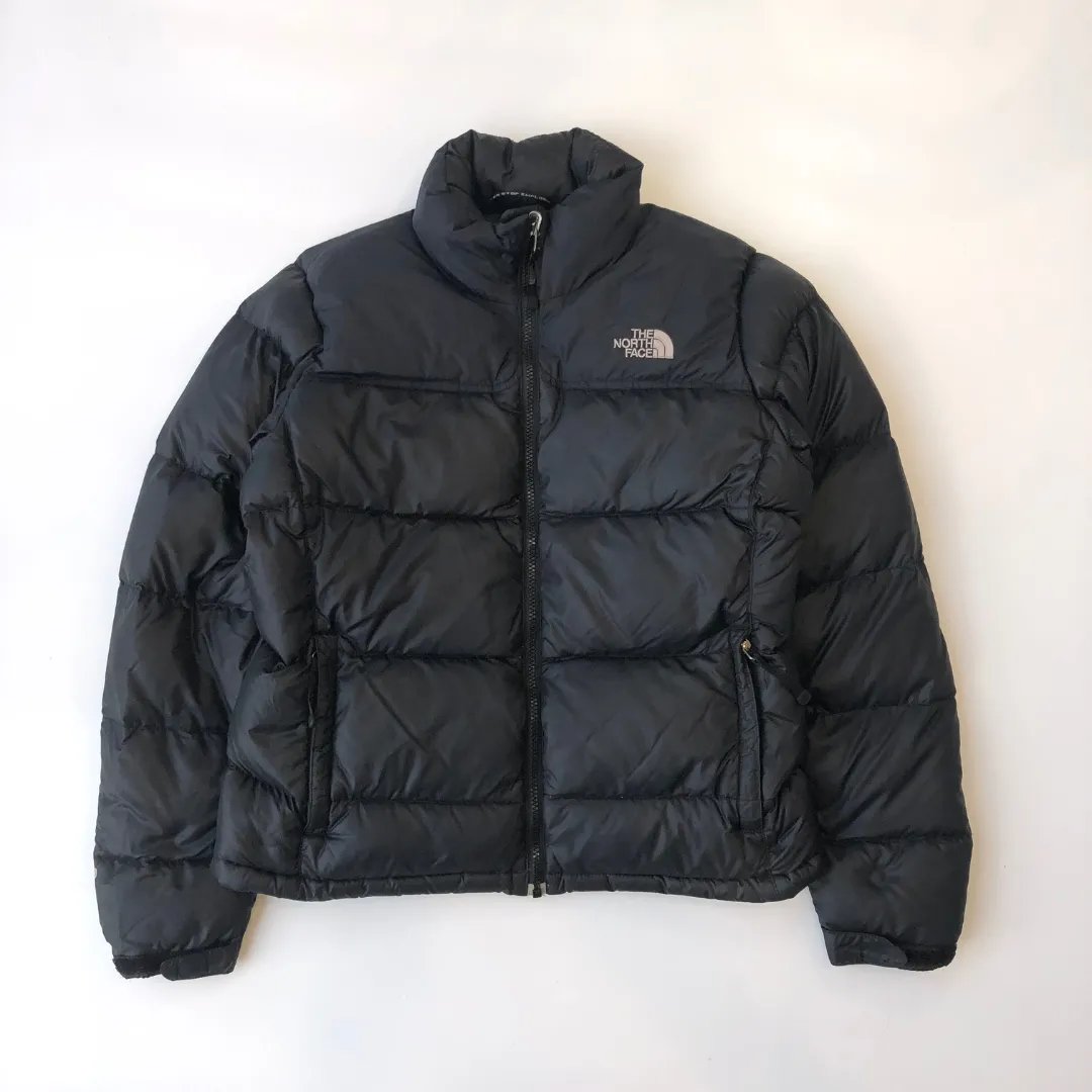 The North Face Nuptse 700 Black Down Puffer Jacket Women's M/L