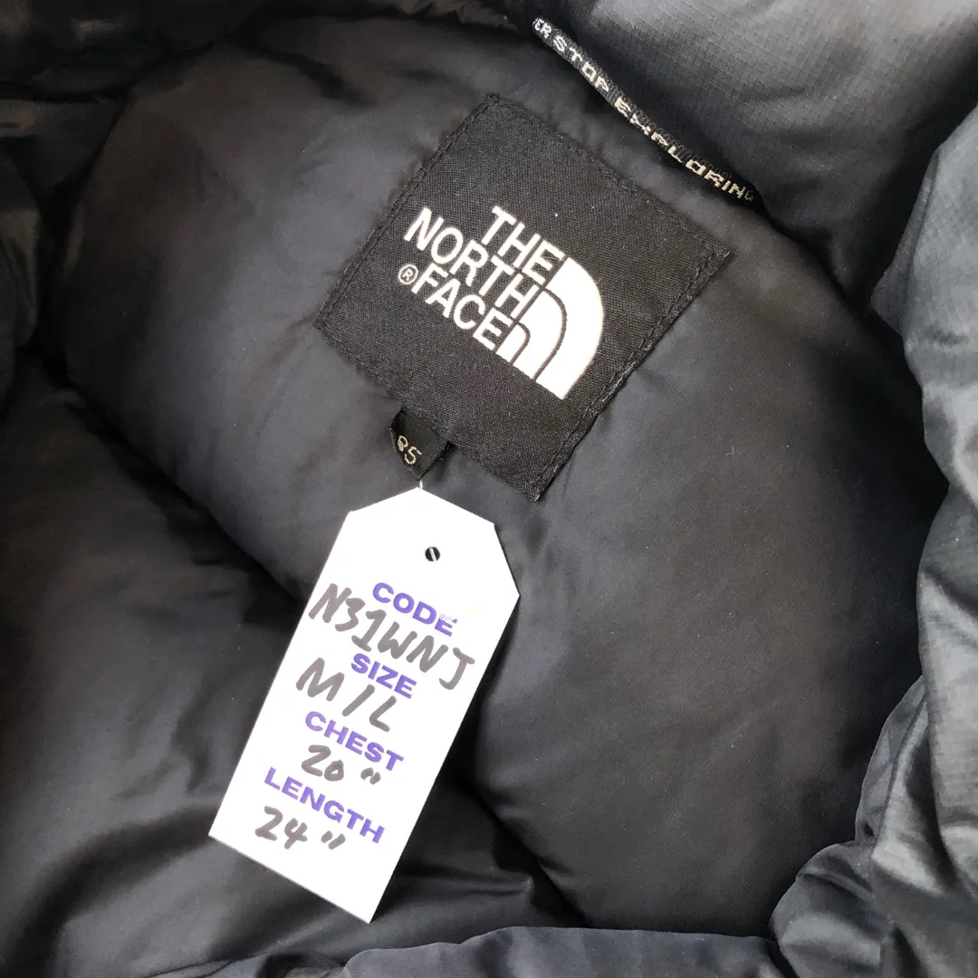 The North Face Nuptse 700 Black Down Puffer Jacket Women's M/L