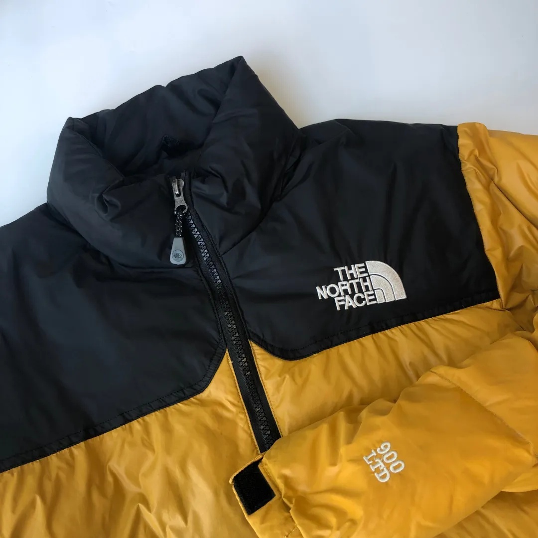 The North Face Nuptse 700 Mustard Yellow Down Puffer Jacket Medium