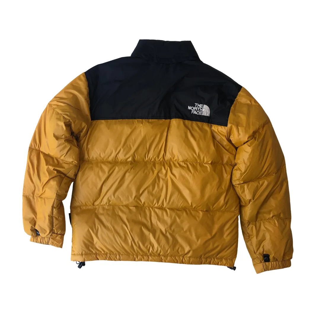 The North Face Nuptse 700 Mustard Yellow Down Puffer Jacket Medium