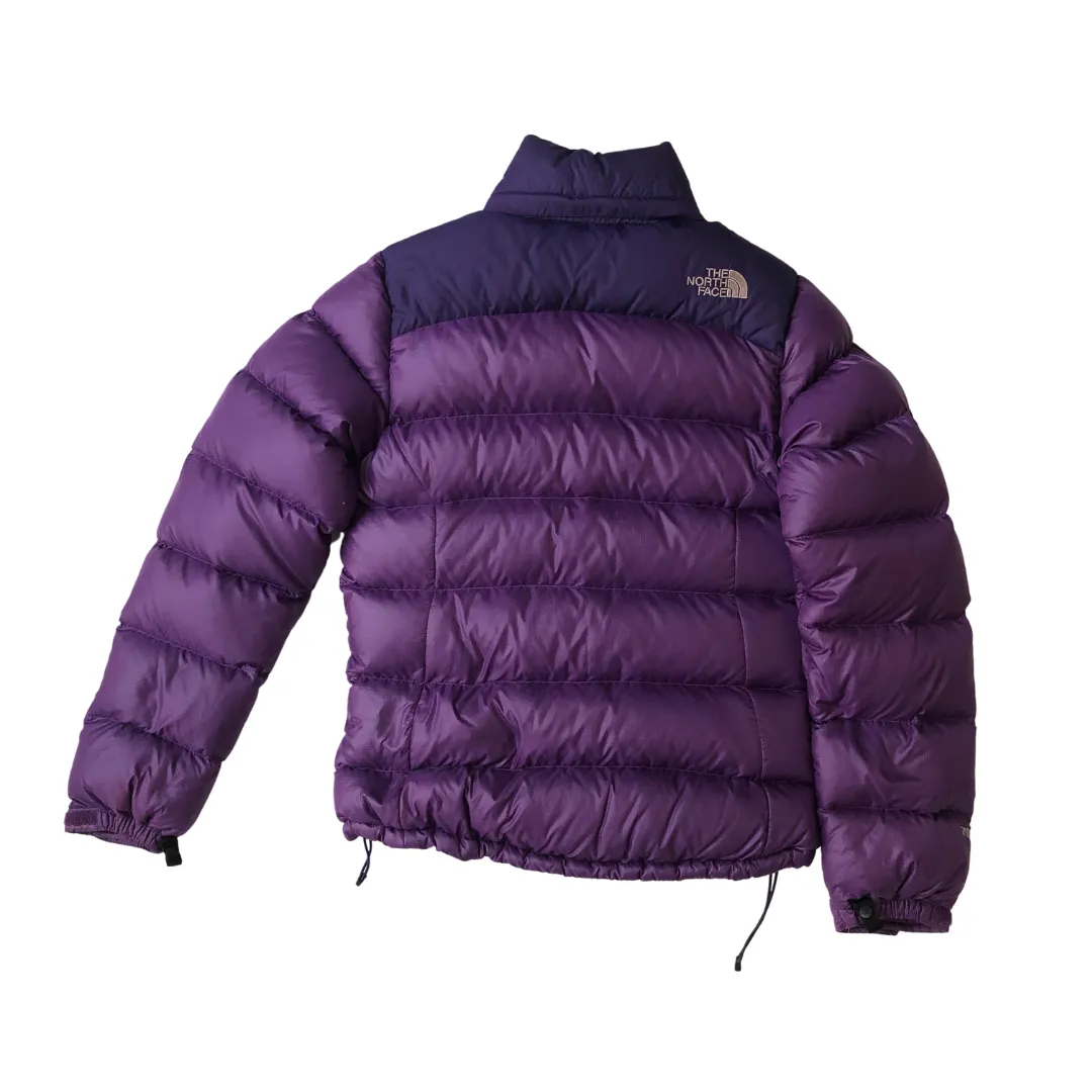 The North Face Nuptse 700 Purple Down Puffer Jacket Women's Medium