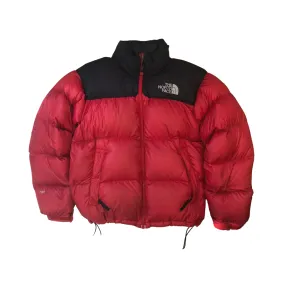 The North Face Nuptse 700 Red/Black Down Puffer Jacket Medium/Large