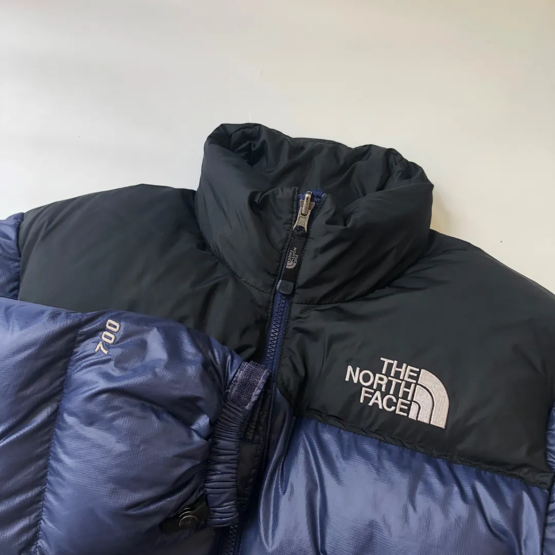 The North Face Nuptse 700 Vintage Navy Down Puffer Jacket Medium