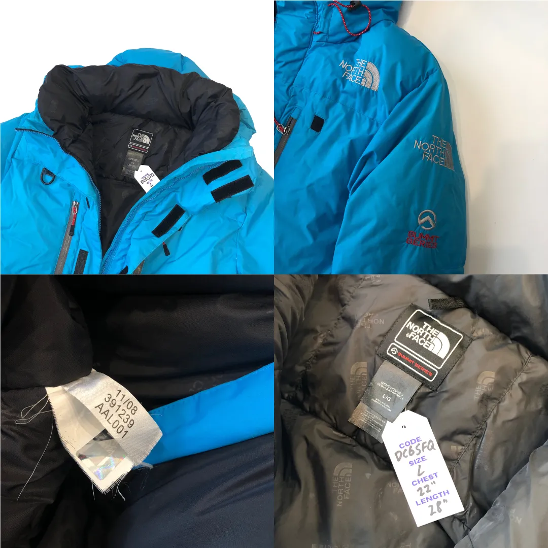 The North Face Summit Series Himalayan Vintage Blue Puffer Jacket (M/L)