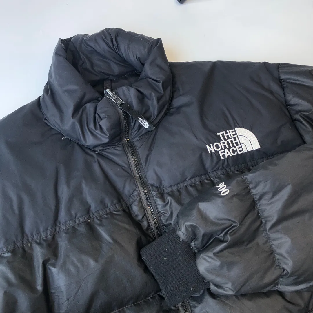 The North Face Summit Series Nuptse 900 Black Down Puffer Jacket Large