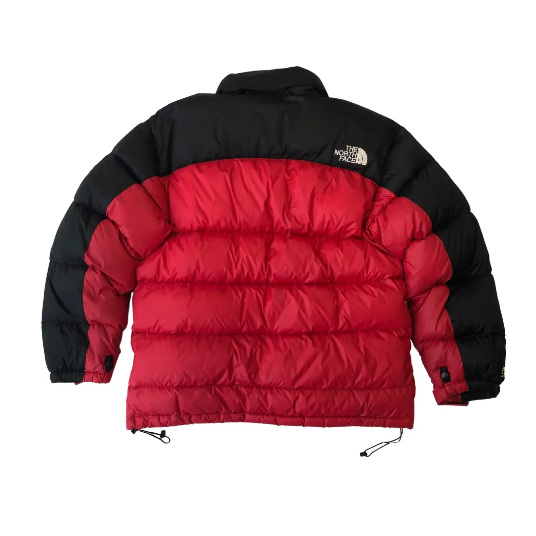 The North Face Summit Series Nuptse Red/Black Down Puffer Jacket Large