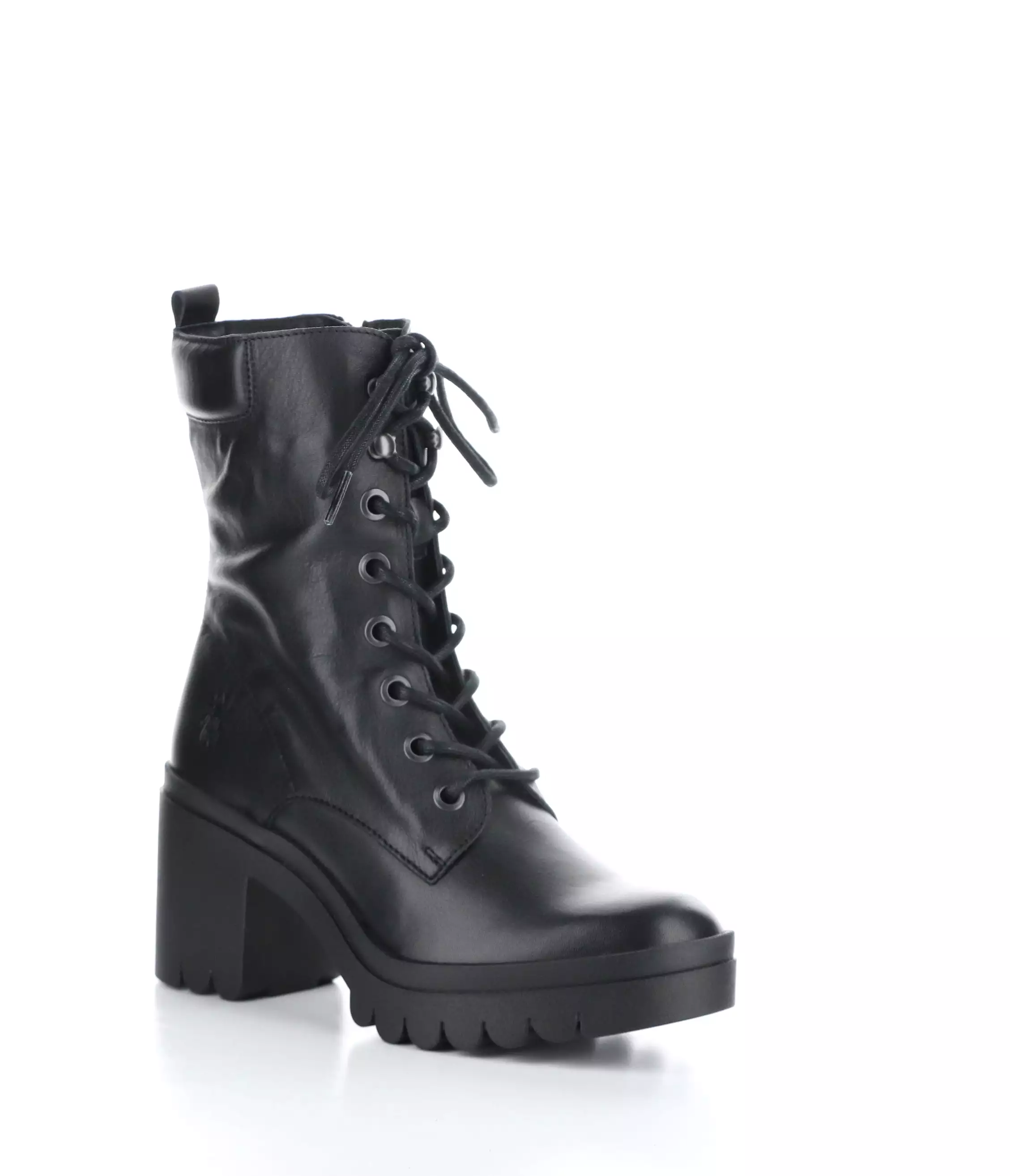 TIEL642FLY 006 BLACK Lace-up Boots