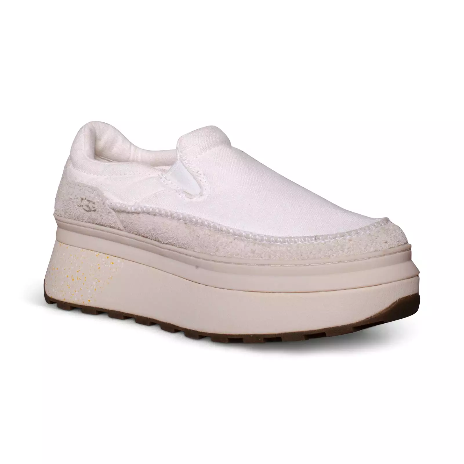 UGG Marlin Slip On White Platform Sneakers - Women's