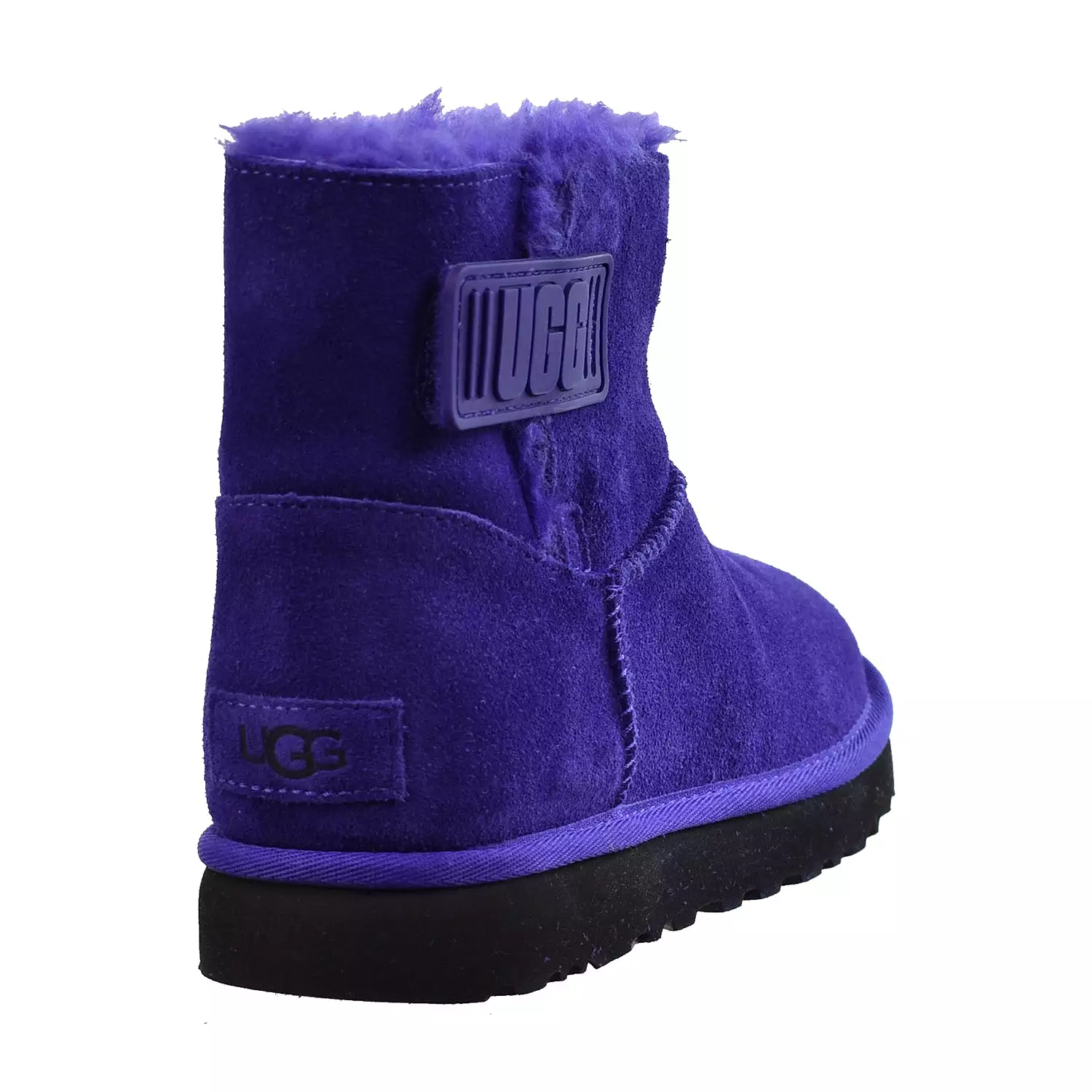 UGG Mini Bailey Logo Strap Women's Boots Purple-Black