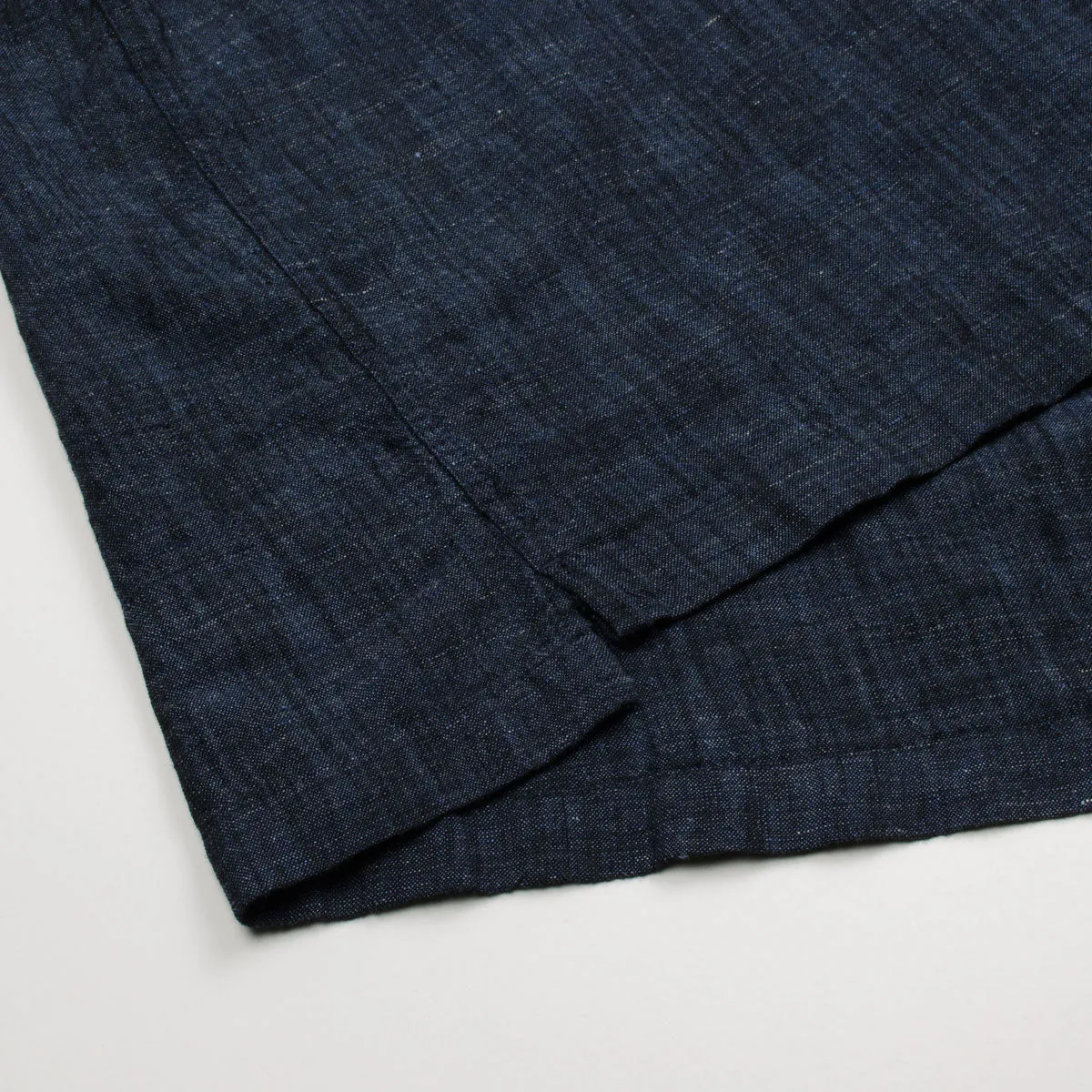 Universal Works - Camp Shirt Yokohama Cotton Linen - Indigo