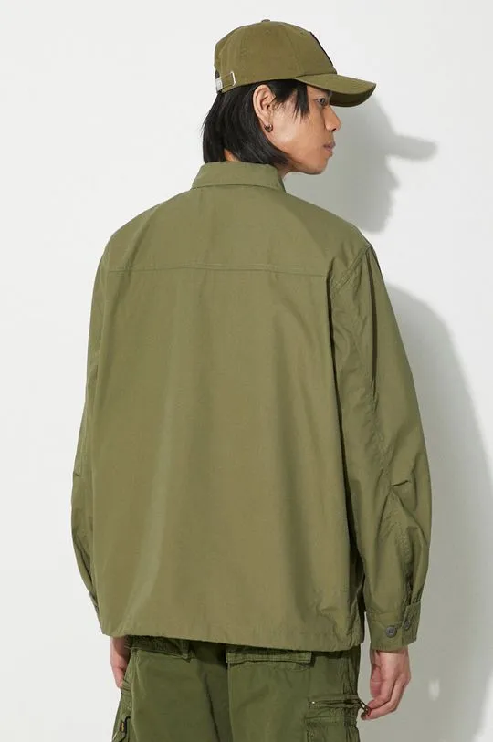 Universal Works jacket Parachute Field Jacket men's green color 30115.OLIVE