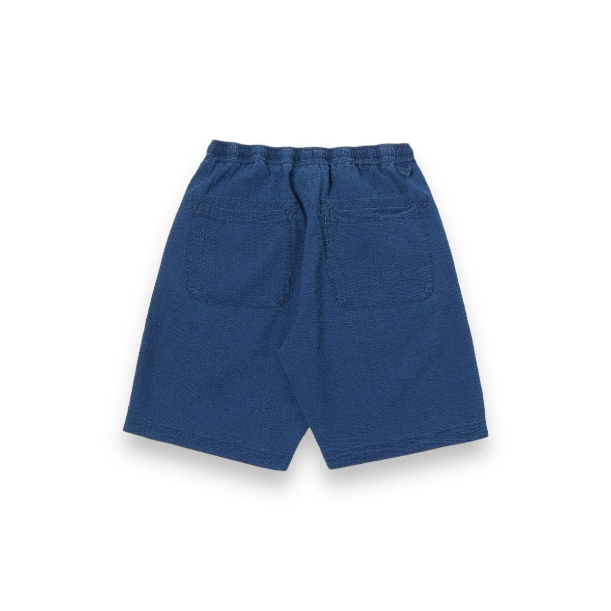 Universal Works Lumber Short Indigo Seersucker 30723 washed indigo