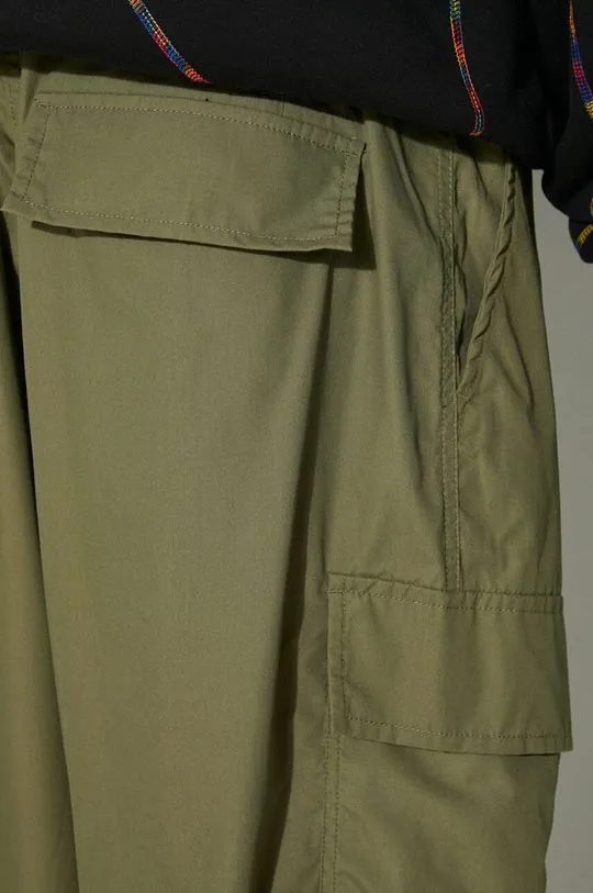 Universal Works trousers Loose Cargo Pant men's green color 30143.OLIVE