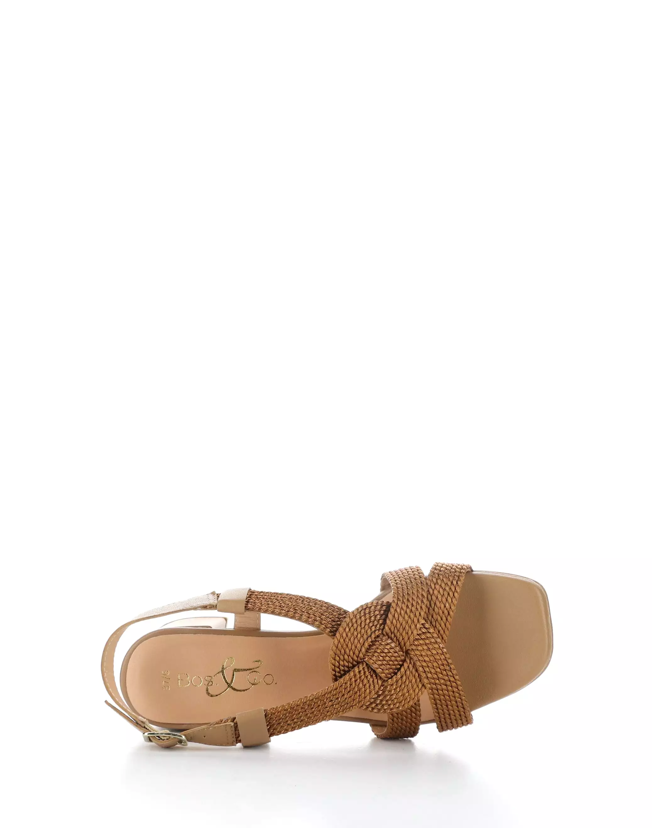 UPBEAT TAN Buckle Sandals