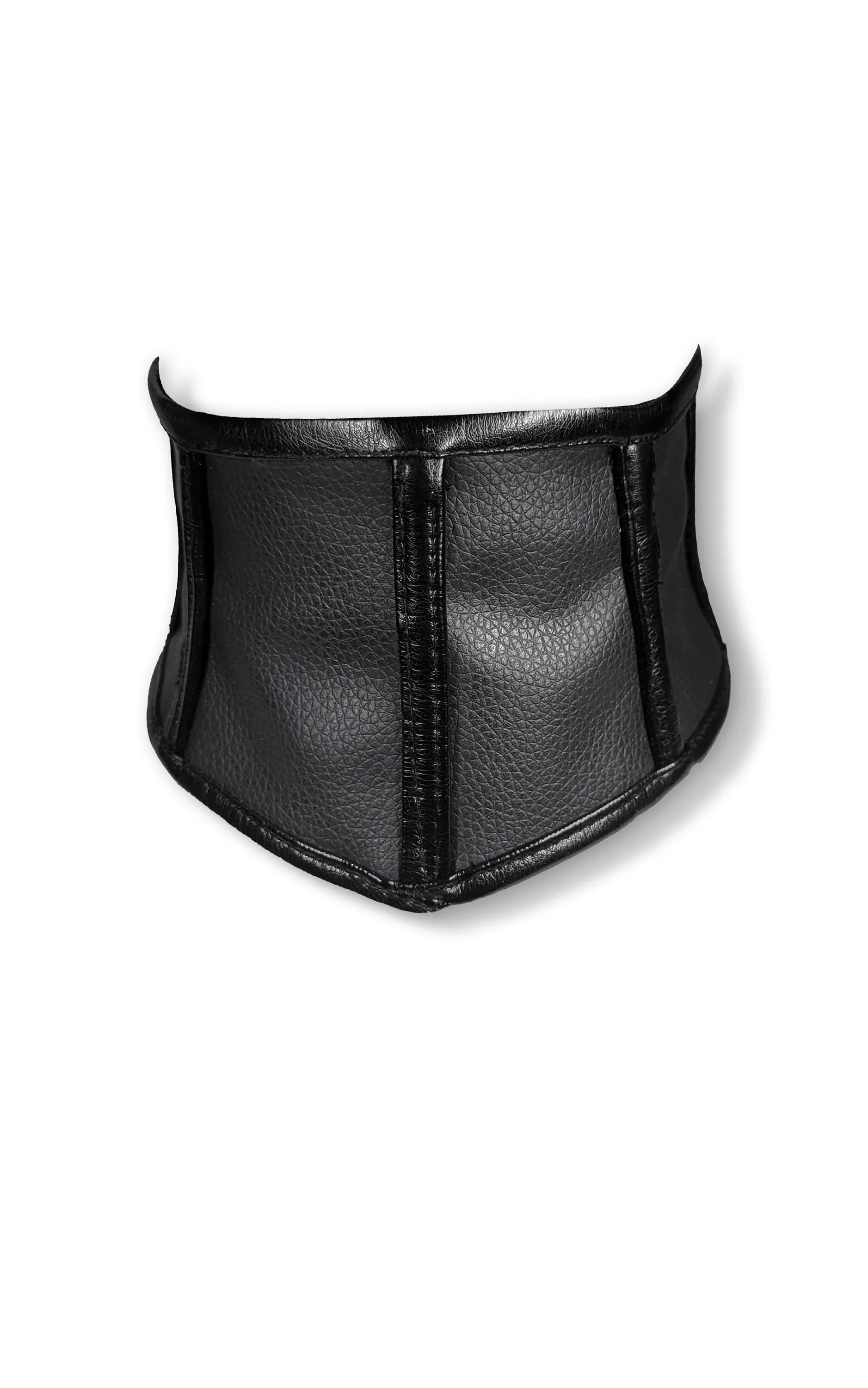 vegan leather corset choker