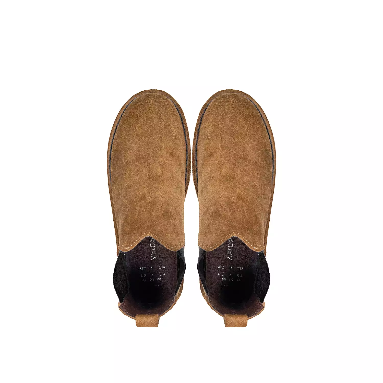 VELDSKOEN CHELSEA BOOT SAFARI (BLACK SOLE)