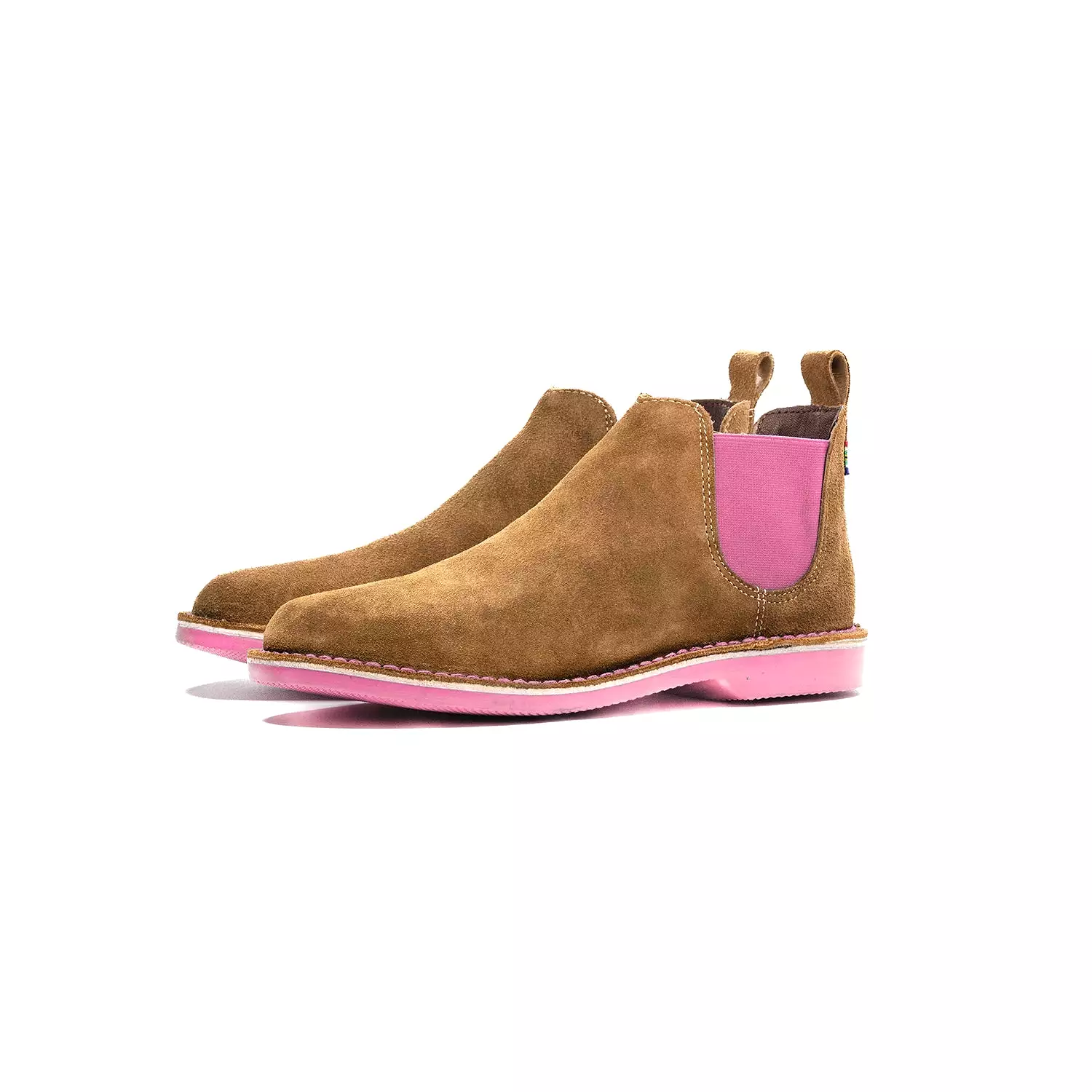 VELDSKOEN CHELSEA BOOT UHAMBO (PINK SOLE)