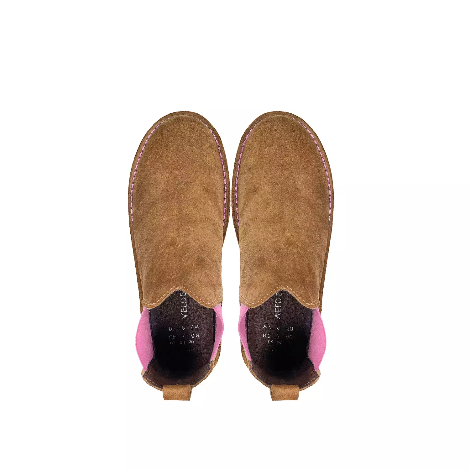 VELDSKOEN CHELSEA BOOT UHAMBO (PINK SOLE)