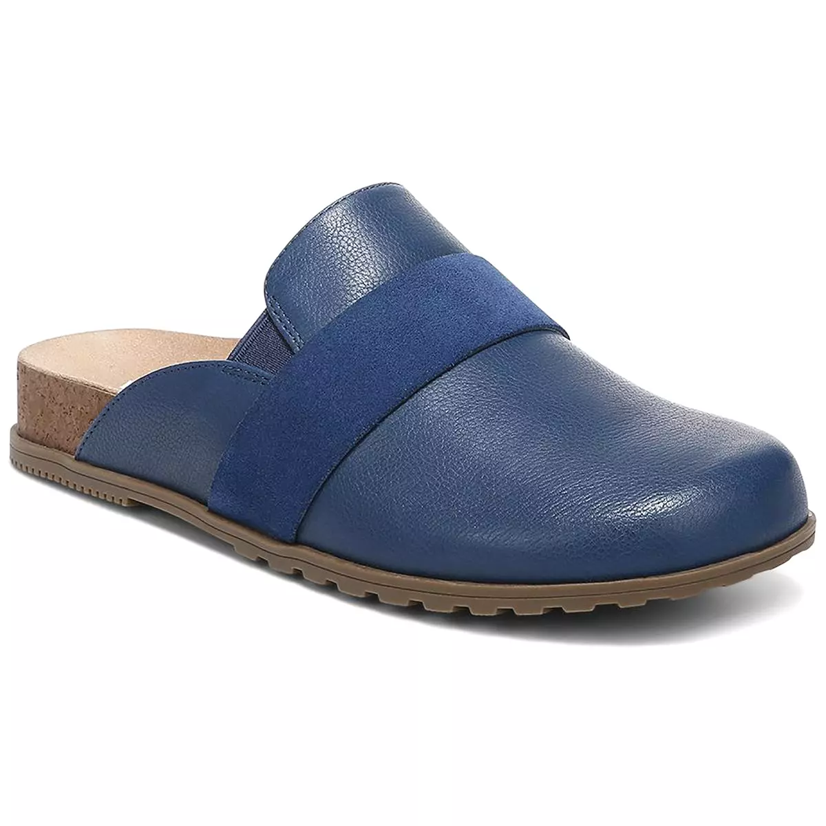 Vionic Womens Ambrosia Leather Slip On Mules