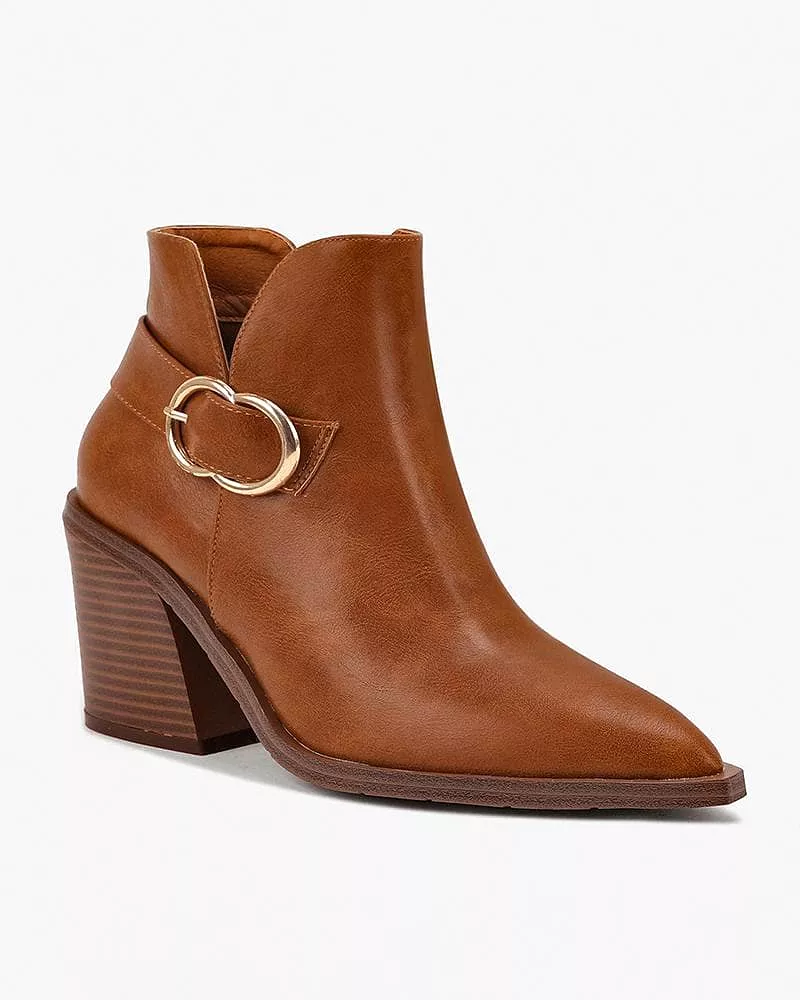 Women's Casual Daily Simple Zipper Ankle Boots