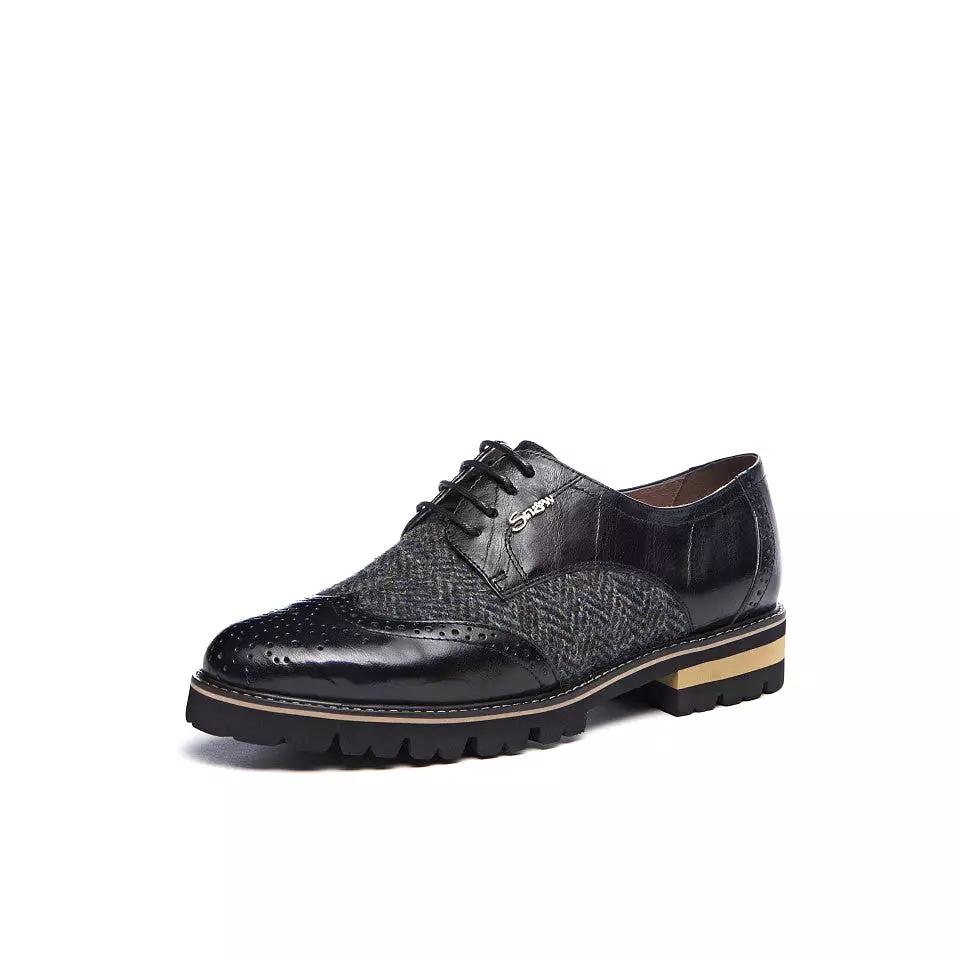 Women's Harris Tweed Brogues [3 Colors]