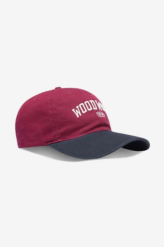 Wood Wood cotton baseball cap Brian red color