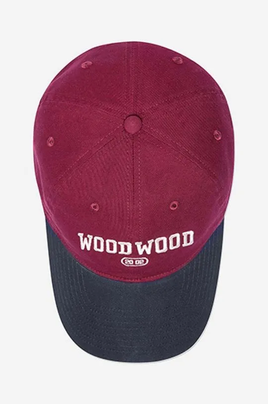 Wood Wood cotton baseball cap Brian red color