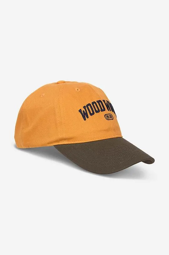 Wood Wood cotton baseball cap Brian yellow color