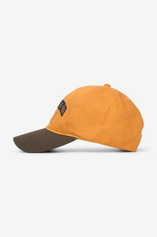 Wood Wood cotton baseball cap Brian yellow color