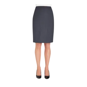 Wyndham Straight Skirt in Mid Grey