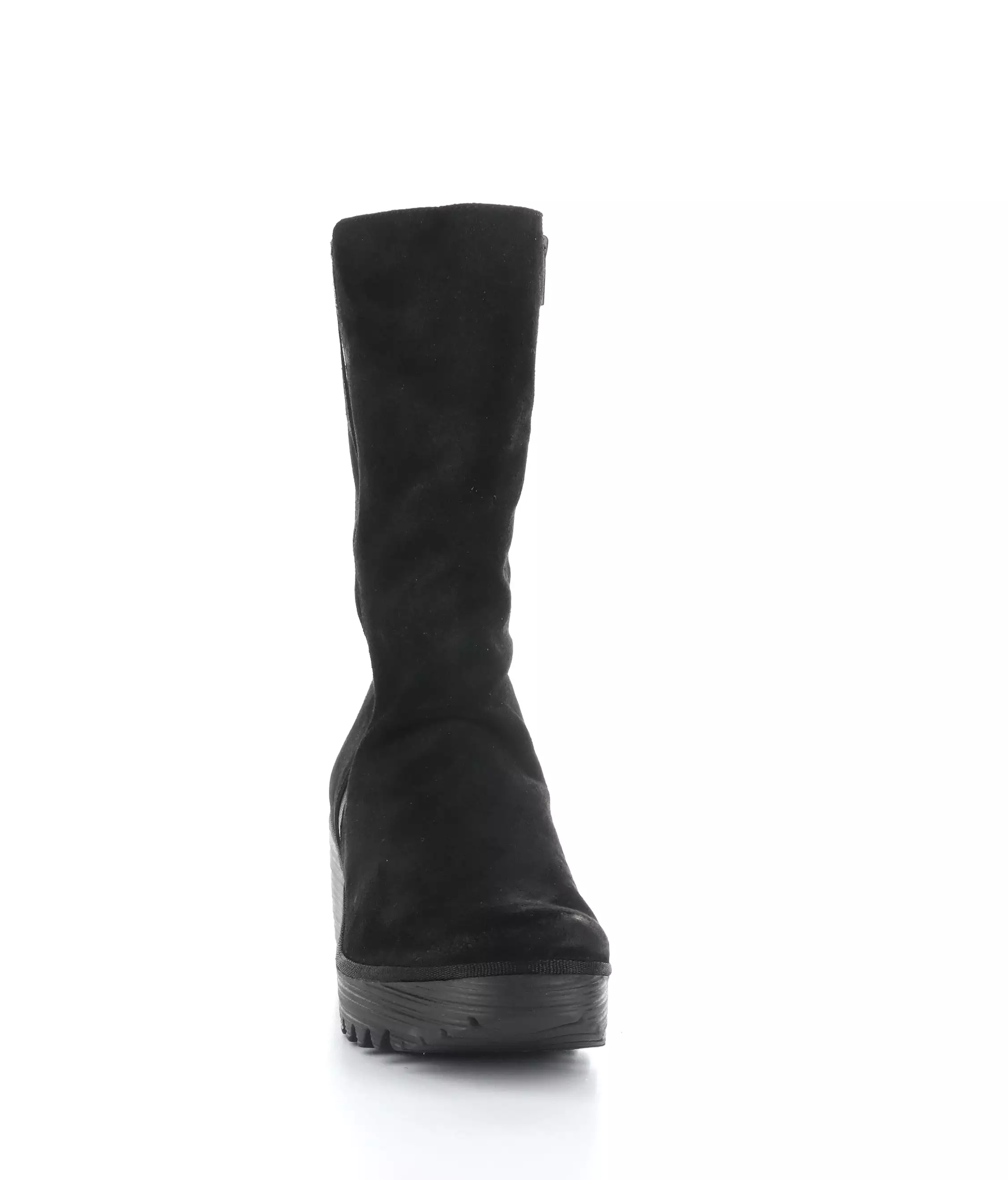 YEMY408FLY 001 BLACK Round Toe Boots