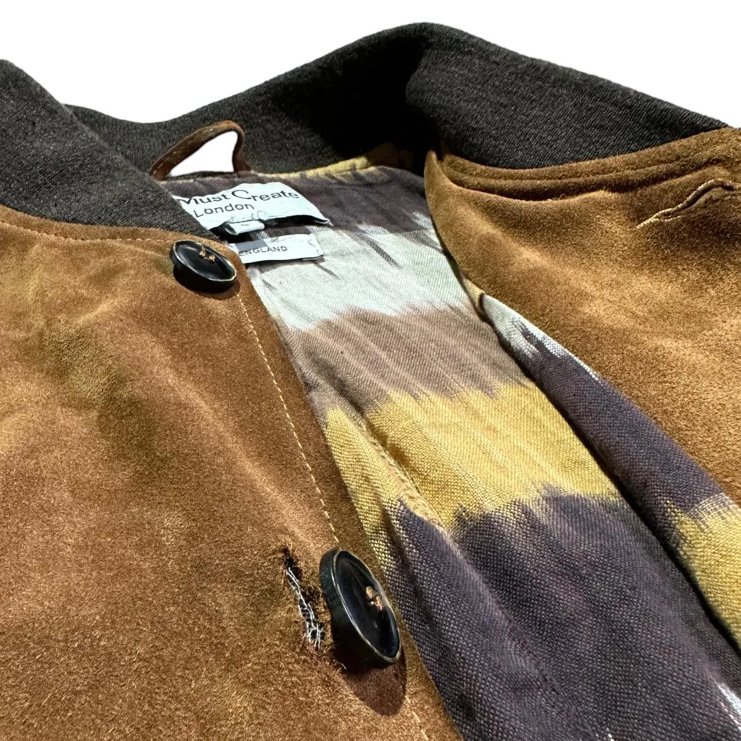 YMC Brown Suede Bomber Jacket