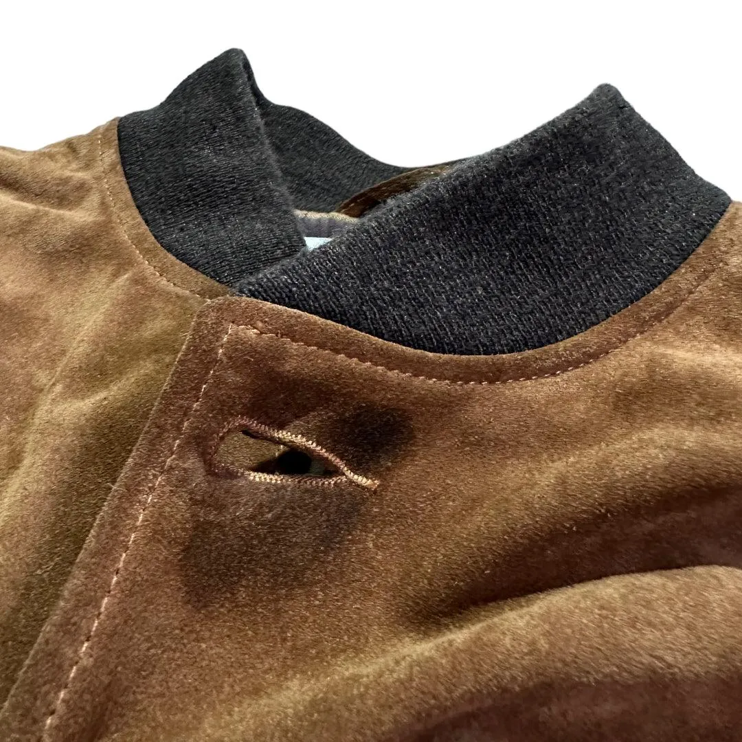 YMC Brown Suede Bomber Jacket