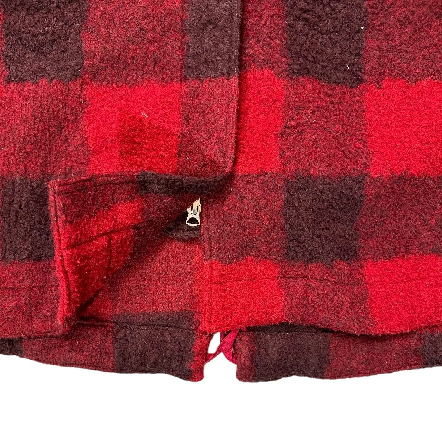 YMC Hunter Red Plaid Parka Jacket