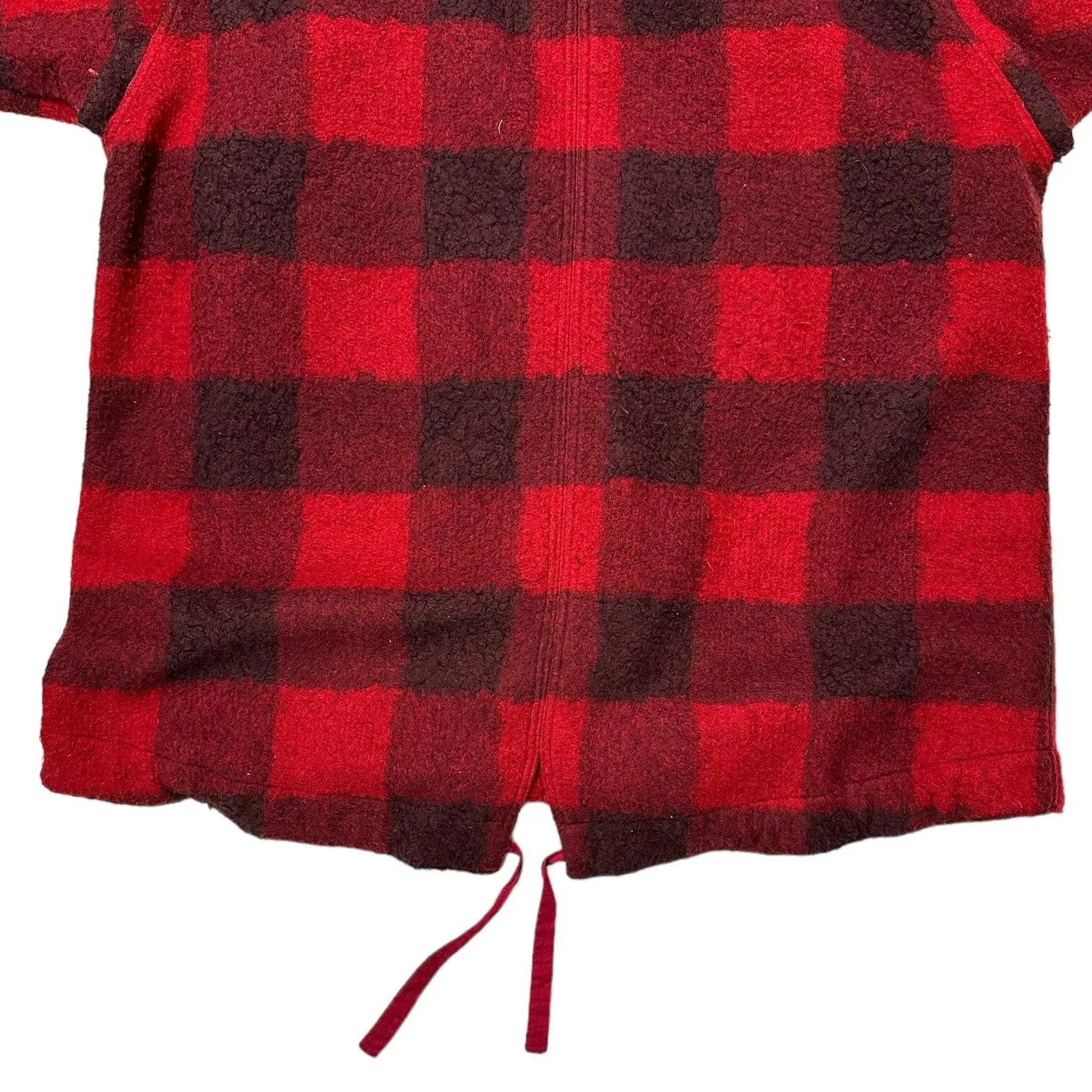 YMC Hunter Red Plaid Parka Jacket